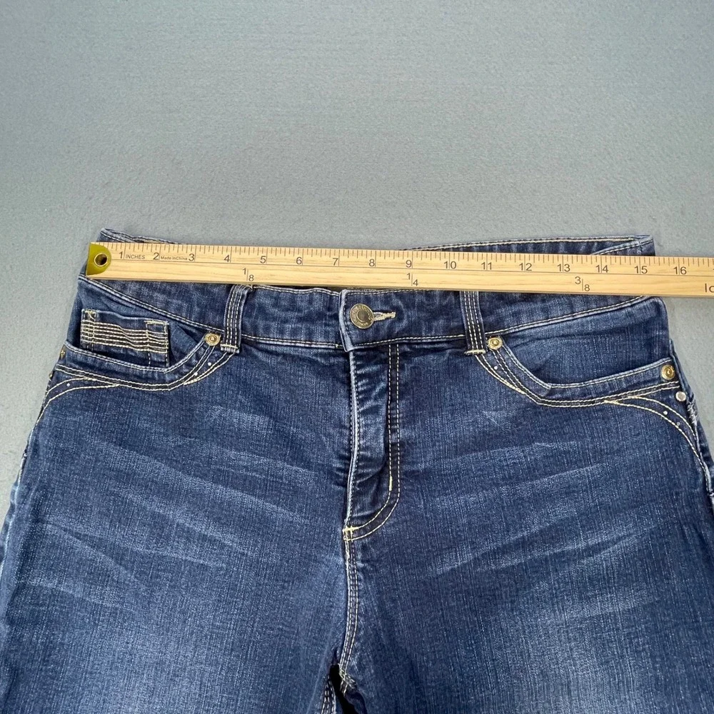 Chico's Blue So Lifting So Slimming Crop Jeans Women Size 1